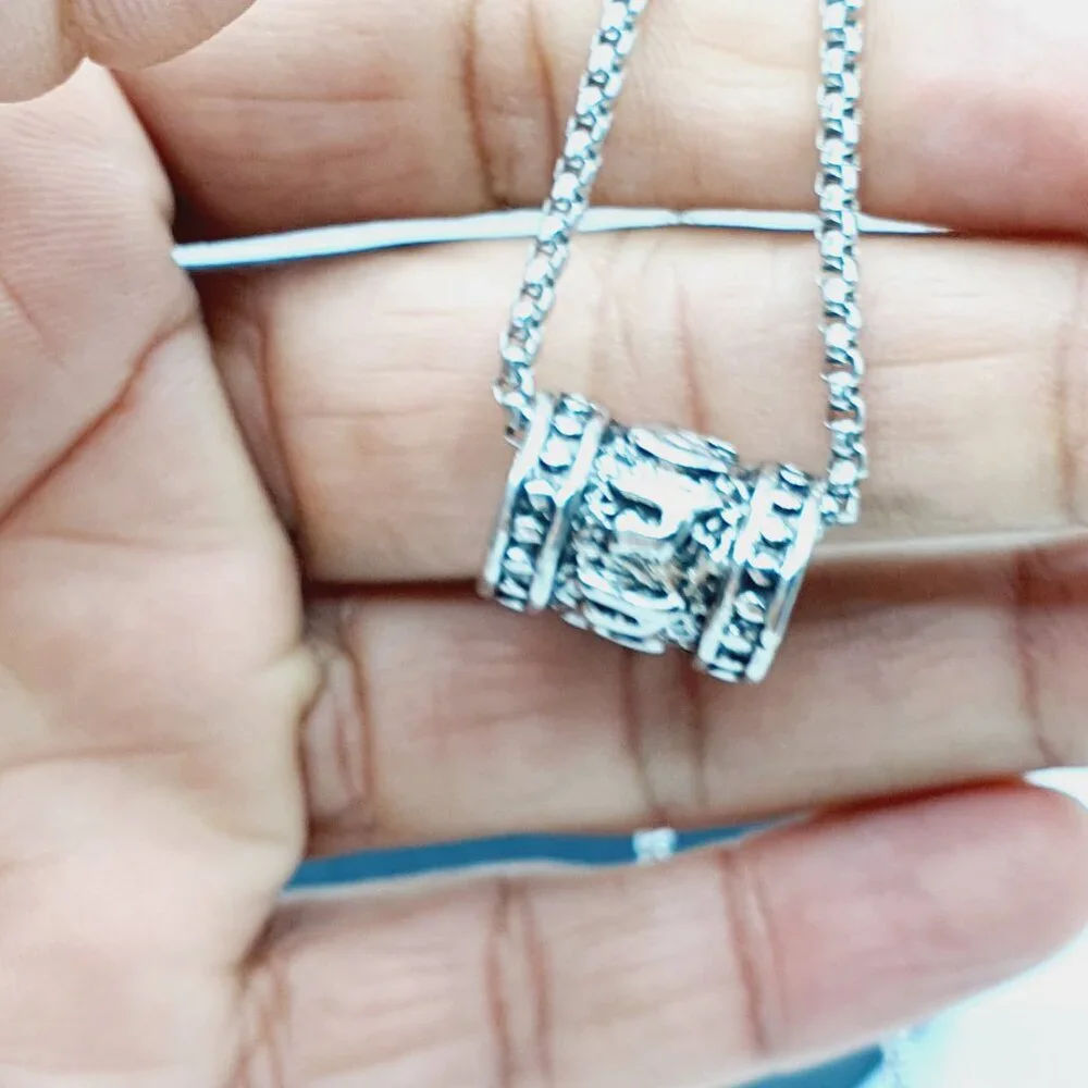 ❤️Six-character mantra rotatable beads necklace, N90201P111